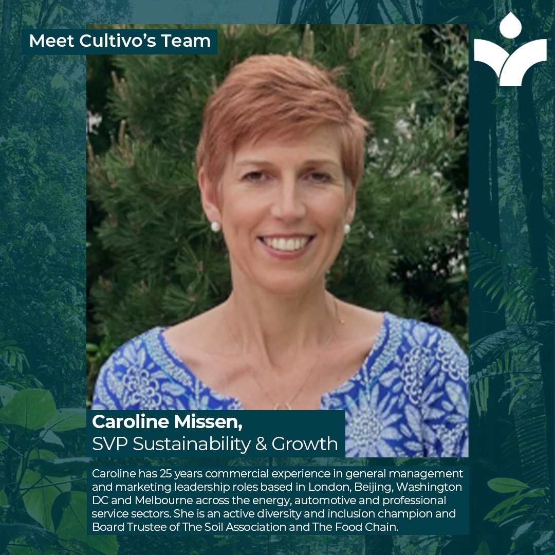 Meet Caroline, our SVP of Sustainability & Growth. Caroline believes business can be a force for good and has a critical role to play in ensuring food and land use are sustainable. Learn more about the Cultivo team here- cultivo.land/company/about-…