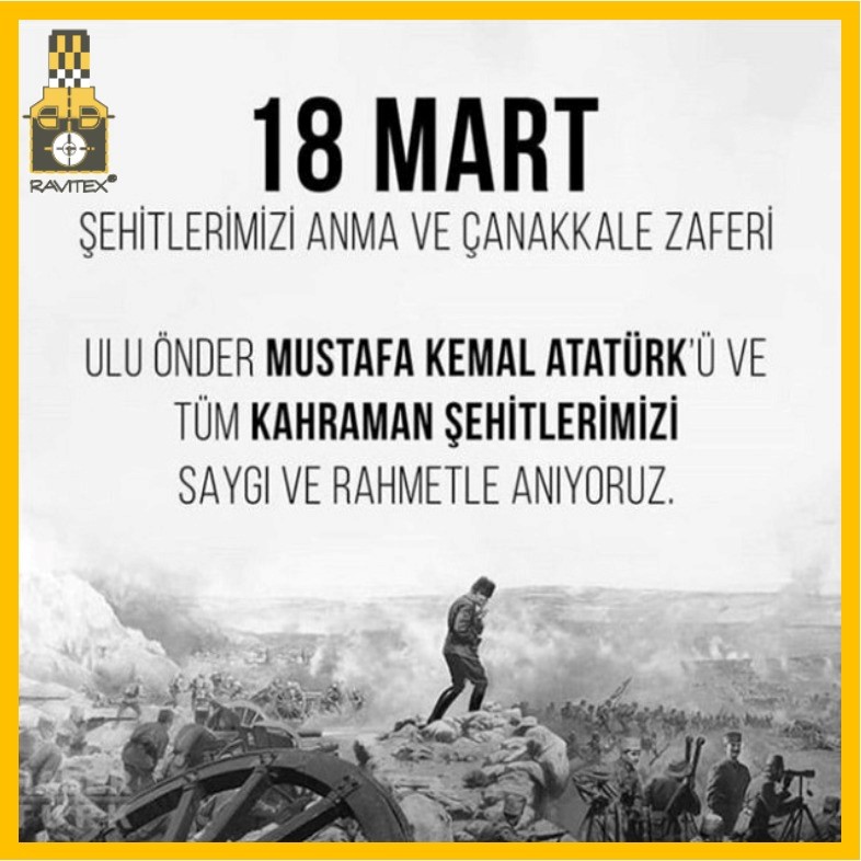 18 Mart Çanakkale Zaferi'nin 107. yılında başta Cumhuriyetimizin kurucusu Ulu Önderimiz Mustafa Kemal Atatürk olmak üzere tüm şehitlerimizi ve gazilerimizi saygıyla, minnetle ve rahmetle anıyoruz...
#18martcanakkalezaferi