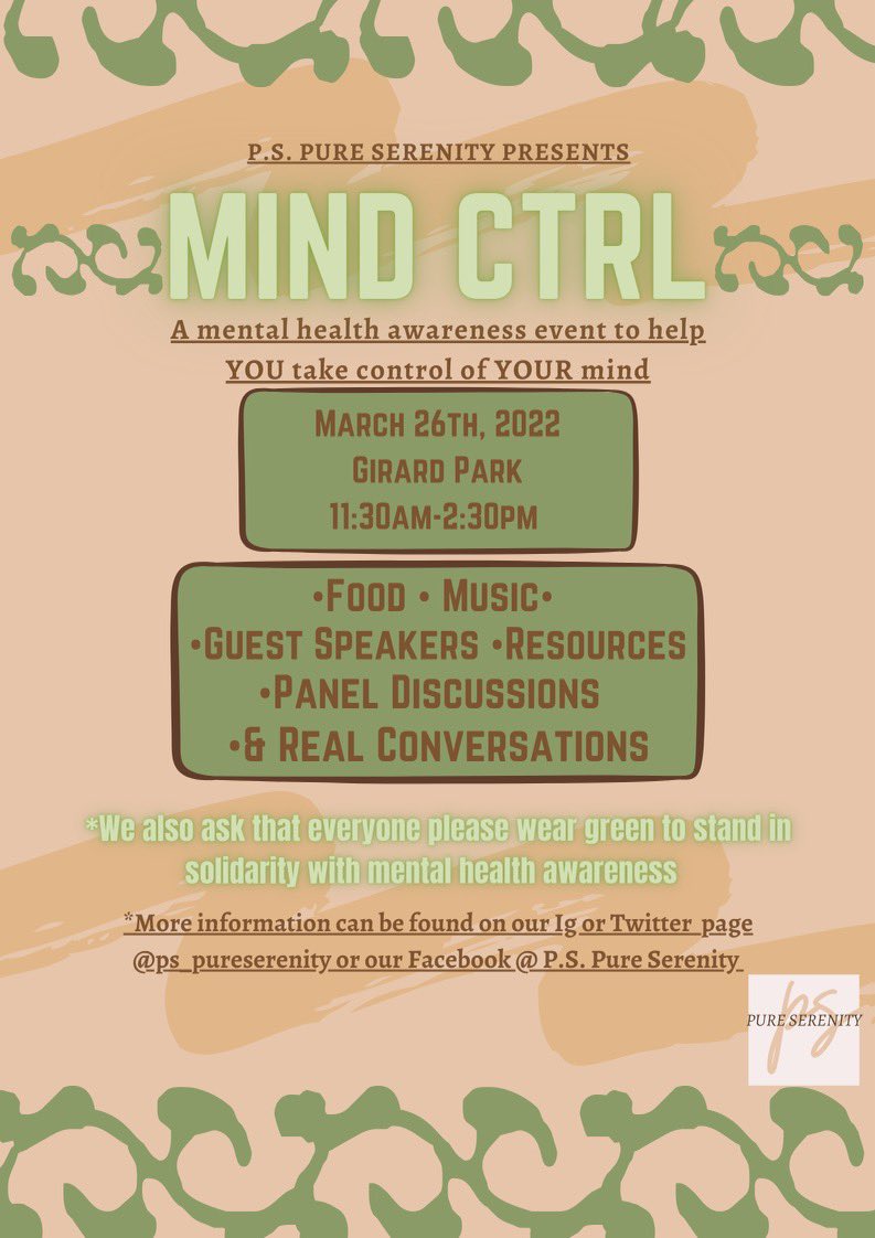 PS_PureSerenity's tweet photo. Come out and join us for an eventful morning on March 26th🤎 https://t.co/XbsAxdcvs7