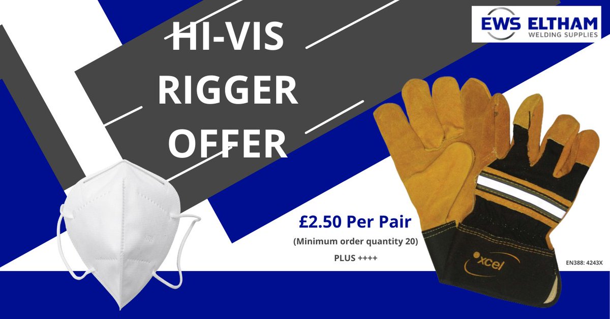 🎉SPECIAL OFFER🎉

Get a box of free 5 face masks when you buy 20 pairs of gloves 😷🧤

Shop here: bit.ly/3tN3eKk 

#weldingequipment #welding #safety #ElthamWelding #ElthamWorkwear