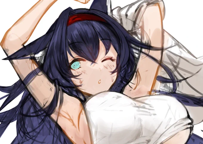 ブレイズ描き途中だけどインナーわからんね・・・ 