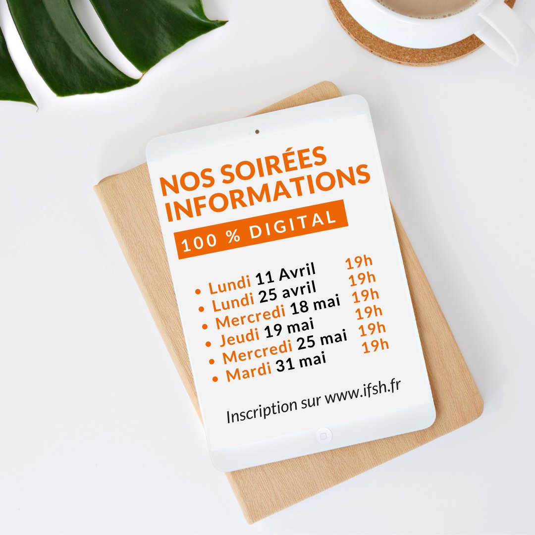 IFSH_Formations's tweet image. [💻 Nos soirées informations IFSH 100% digitales sont en ligne !]

Pour vous inscrire aux soirées informations IFSH 100% digitales 👉 ifsh.fr/evenements

🍃Retrouvez-nous sur ifsh.fr
☎️ 04 93 07 07 24
📧 secretariat@ifsh.fr

#IFSH