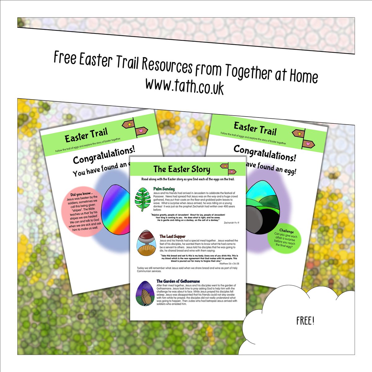 fs_resources's tweet photo. We've got everything you need to share the amazing story of Easter this year!  Our 'Explore Easter' syllabus, Easter Trail and stickers will help you share the story with children, families and your wider community.
#sundayschool #syllabus #easter #kidmin #fammin https://t.co/zIdPTmnmqO