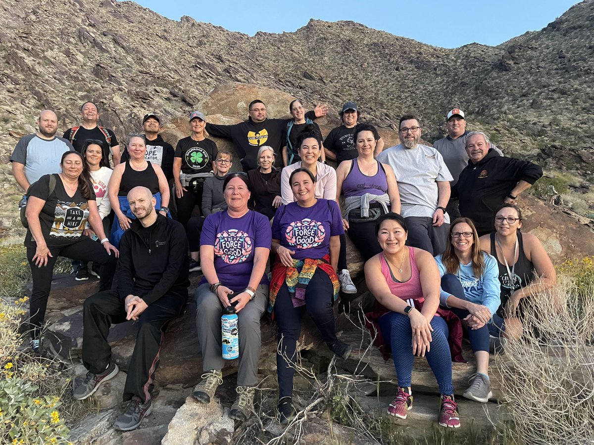 #cuehike was so much nicer with athletic shoes. Thanks <a href="/HansTullmann/">HansTullmann</a> for another great hike.