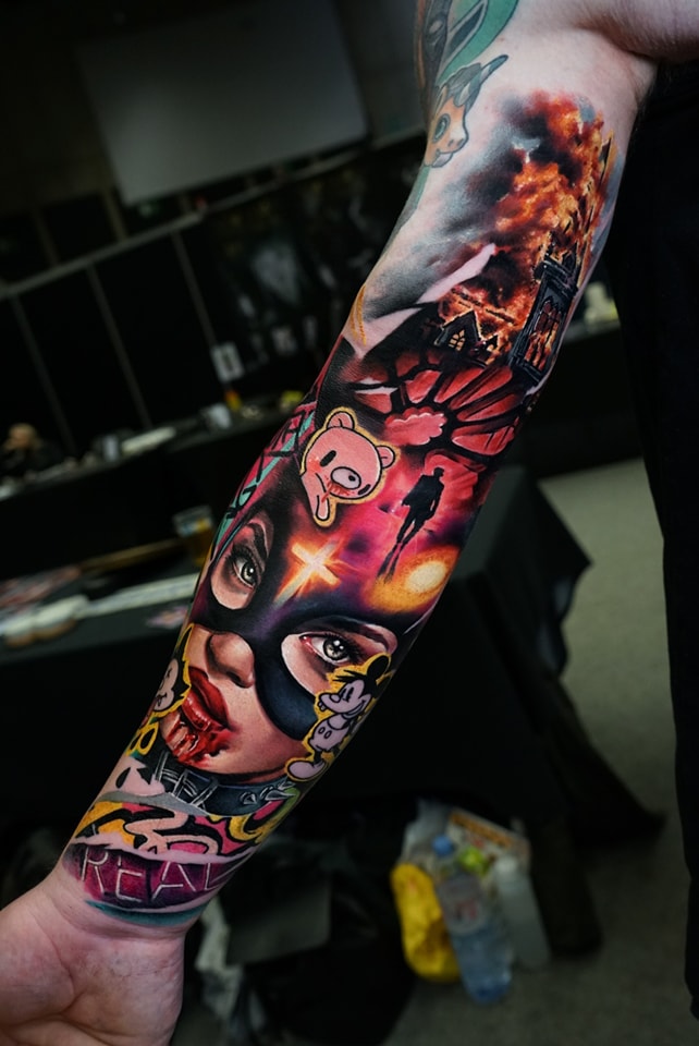 Darren Brauders  Tattoo Artist  Colour Works Tattoo Studio  Dublin 1