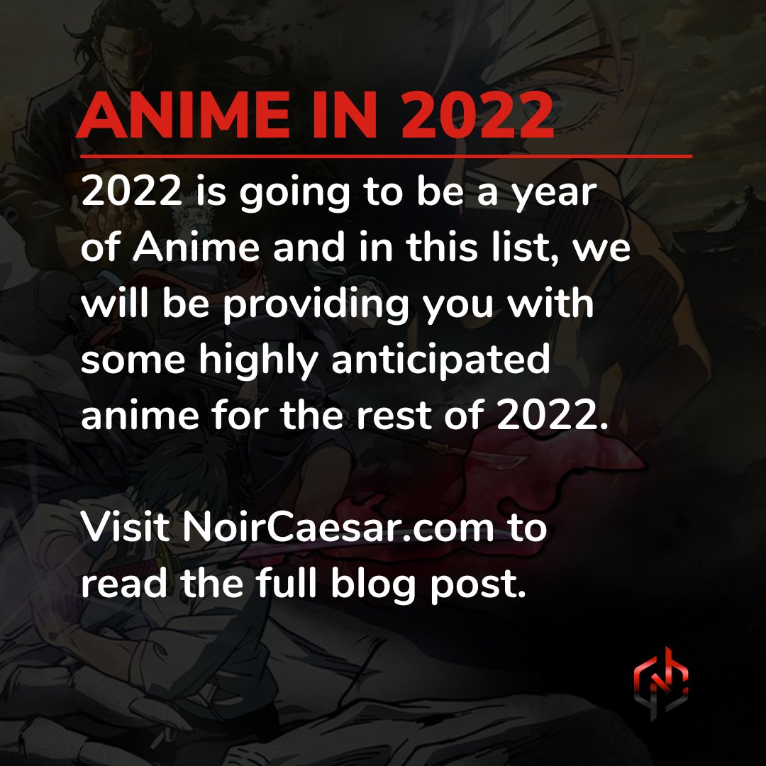 NoirCaesar's tweet photo. WHAT'S YOUR MOST ANTICIPATED ANIME FOR 2022?
Visit https://t.co/S7VskAmEk6 to read the full blog post.
β
#mangacollection #mangadrawing #wearemanga #anime #animeart #mangaart #read #reader #bookstagram #booklover #reading #noircaesar https://t.co/qWKnJ5pF2m