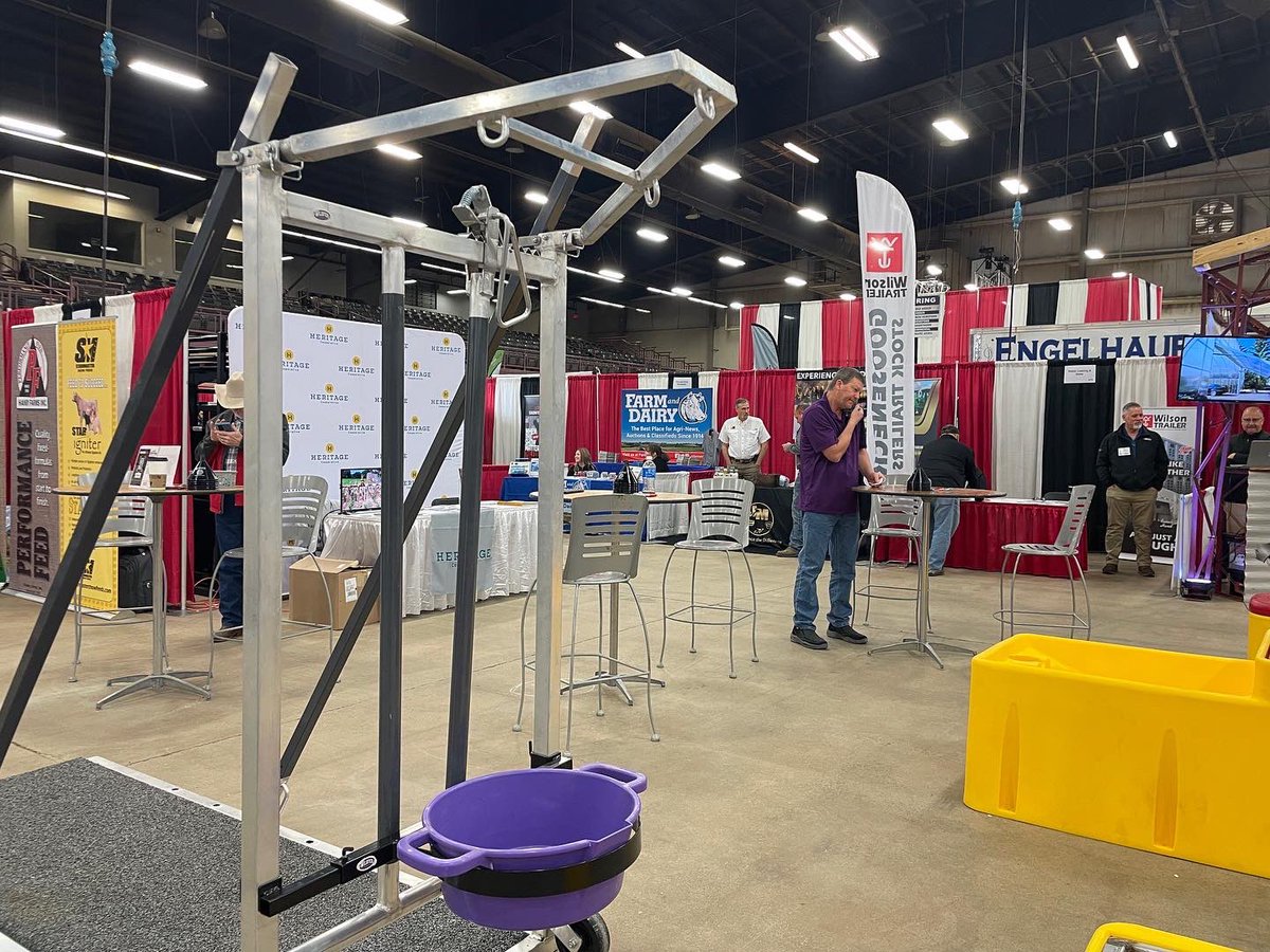 Check out our booth at Ohio Beef Expo!😎🐮🥩

🐮Heritage beef feeds
🚜Farm equipment &amp; supply
🥩Performance Feed
🏆Heritage Show Supply

<a href="/Ohio_Cattlemen/">OhioCattlemen'sAssn</a> 

#OhioBeefExpo #cattle