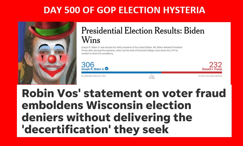 #Day500 of #GOP #2020election #hysteria (