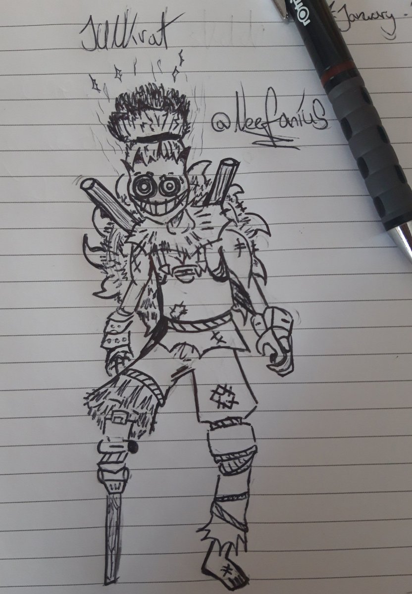 How to Draw Junkrat, Overwatch