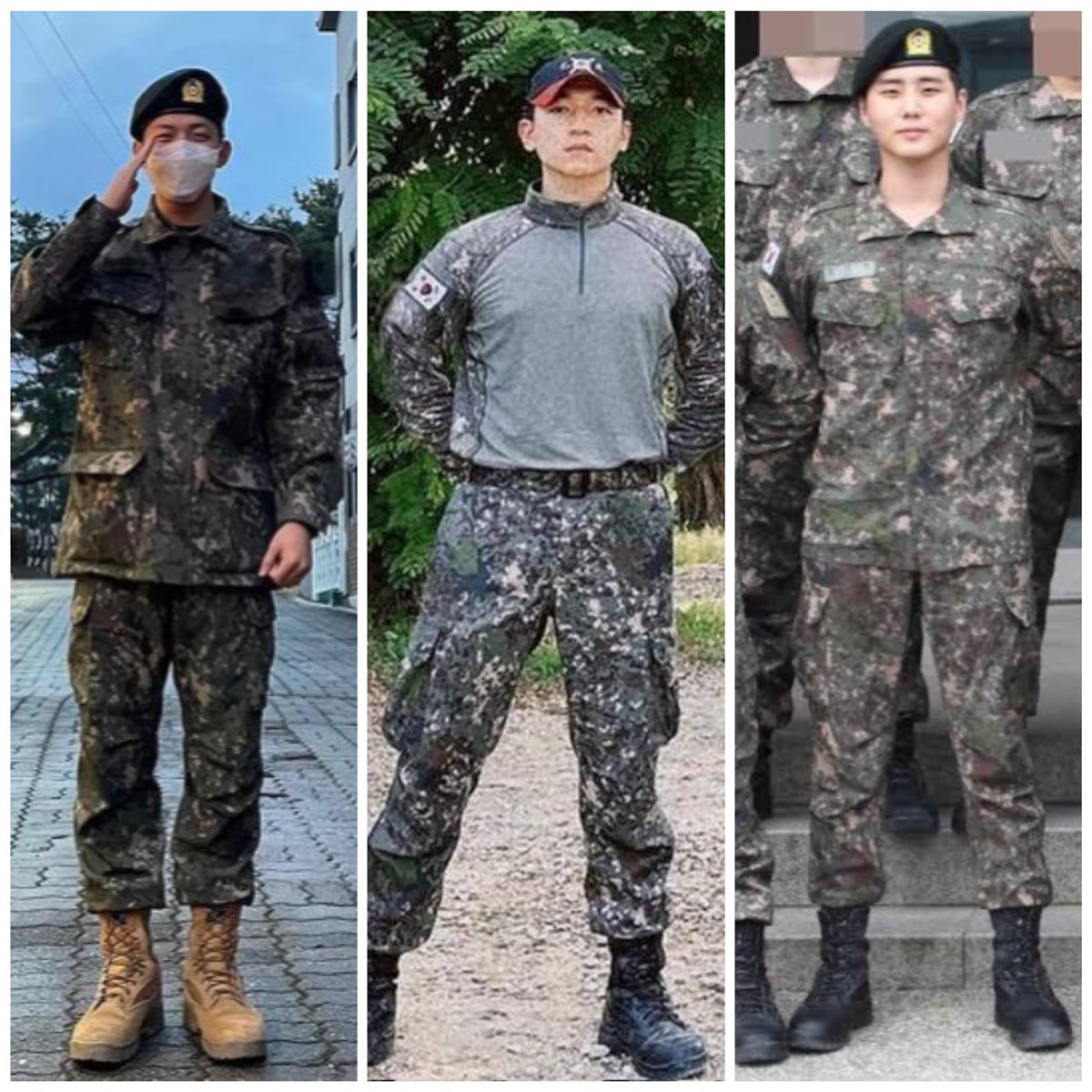 DoWonSunJaeYoun's tweet photo. Our Military men whole body shot 🥺🥺

#DAY6 #Dowoon #Sungjin #YoungK https://t.co/Xq9eWqxu48