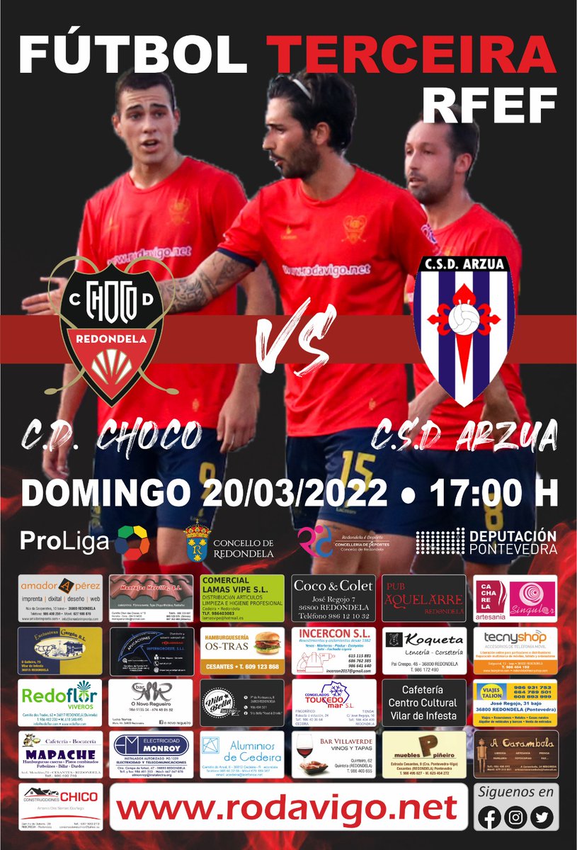 CDChoco's tweet photo. 🔴🔴 Cita importante este Domingo en Sta. Mariña. Esperamos encher as bancadas choqueiras con voso #sᴇɴᴛɪᴍᴇɴᴛᴏᴄʜᴏϙᴜᴇɪʀᴏ.❤️ 💪🏽 https://t.co/Rmrf1z1jNg