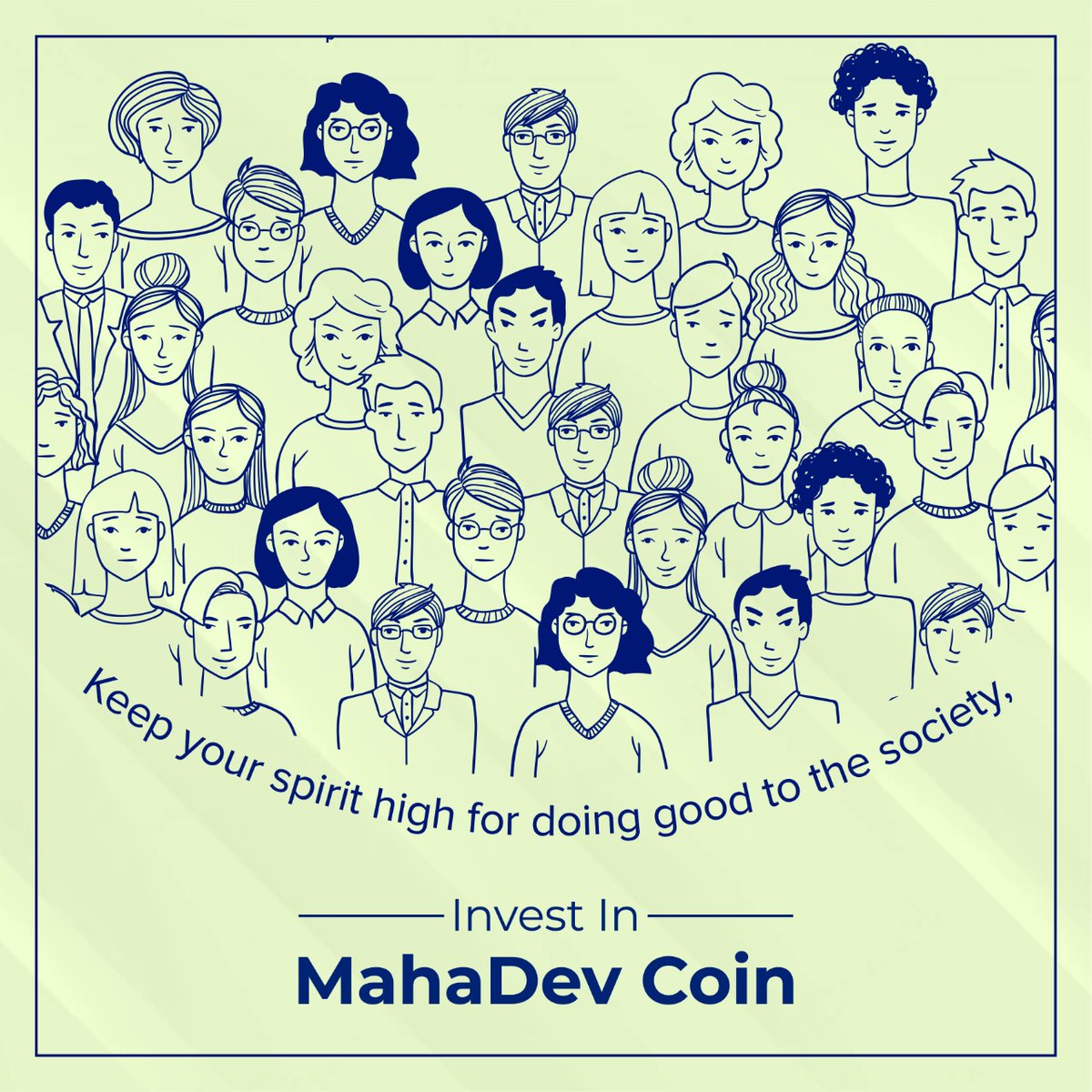 Don't think twice, invest for the well being of the society. Join MahaDev Army now!

#mahadevcommunity #harharmahadev #crypto #MHDC #mhdccoin #charity #fightagainstcancer #blockchain #digitalcurrency