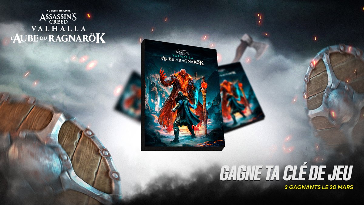 DoigbyTV's tweet image. 🎁 CONCOURS

Aujourd'hui on vous fait gagner 3 Clefs de Jeu Assassins Creed Valhalla, sur la plateforme de votre choix ! ⚔️ 

Pour participer :
▶️ Follow @DoigbyTV &amp;amp; @AssassinsFR
▶️ Like &amp;amp; RT ce tweet

TAS le 20/22 💙