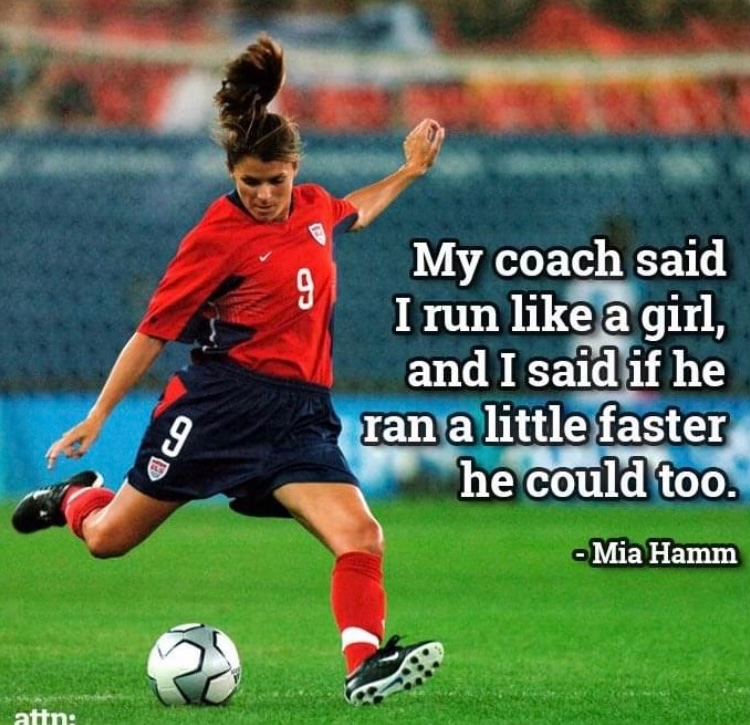 Happy 50th Birthday to soccer legend Mia Hamm! 