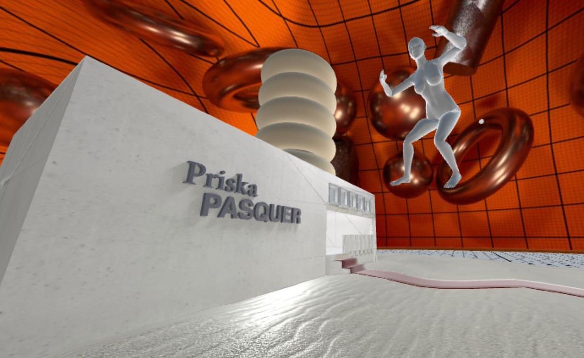 Priska_Pasquer's tweet photo. #PriskasVirtualGallery: The digital solo show RISE OF GIANTS by @BanzBowinkell is on view at #PriskaPasquer. 

Cyborgs occupy the virtual world.

🦾 Curated by Tina Sauerländer (@Tinissima1). 

👉 Enter the exhibition and meet the cyborgs 👉 https://t.co/kIXmedA8WW https://t.co/dpZwpnSKFL