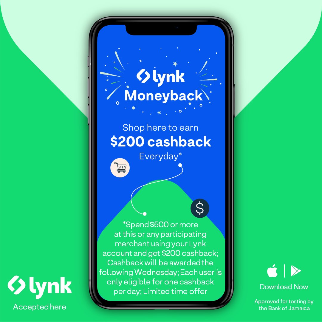 accesspoint876's tweet photo. Remember when you pay via @lynkjamaica you will get $200 cash back!!! https://t.co/7hdspUOvyF
