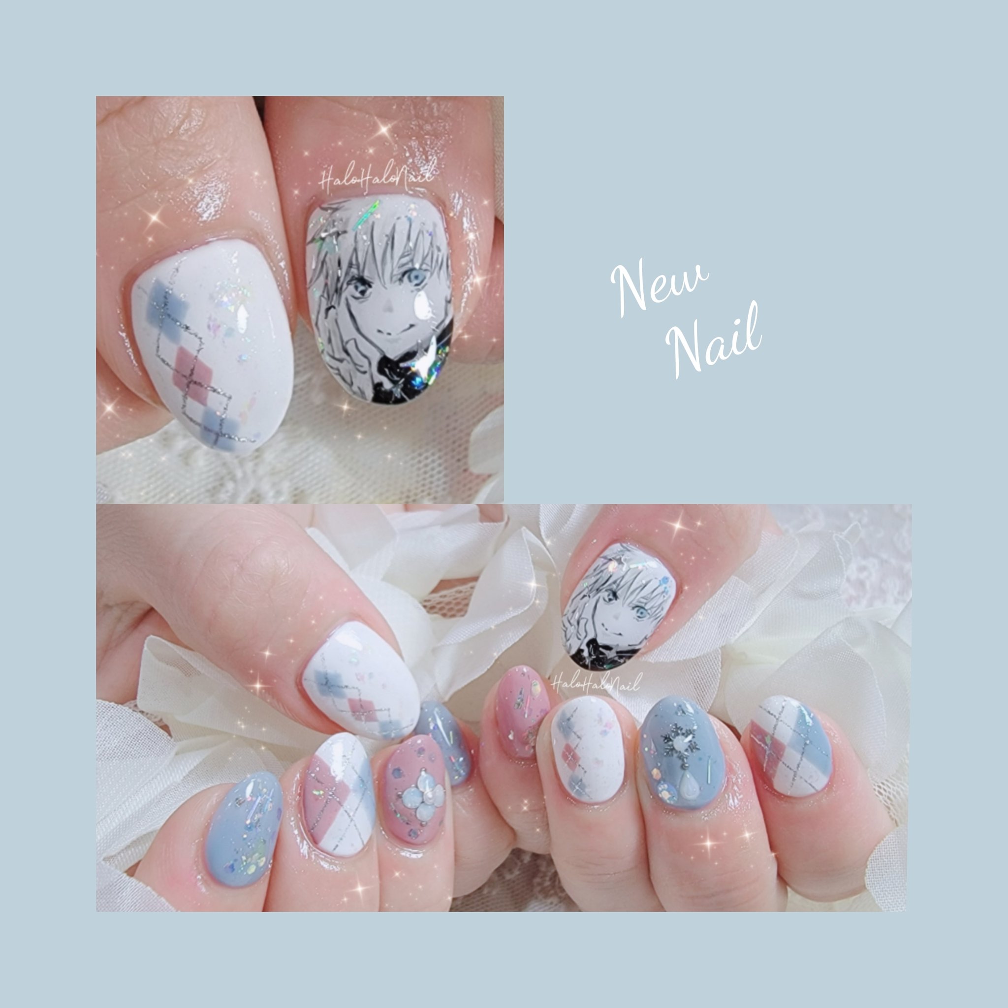大阪なんば 痛ネイル ハロハロネイル ながむら Salonhalohalo Twitter