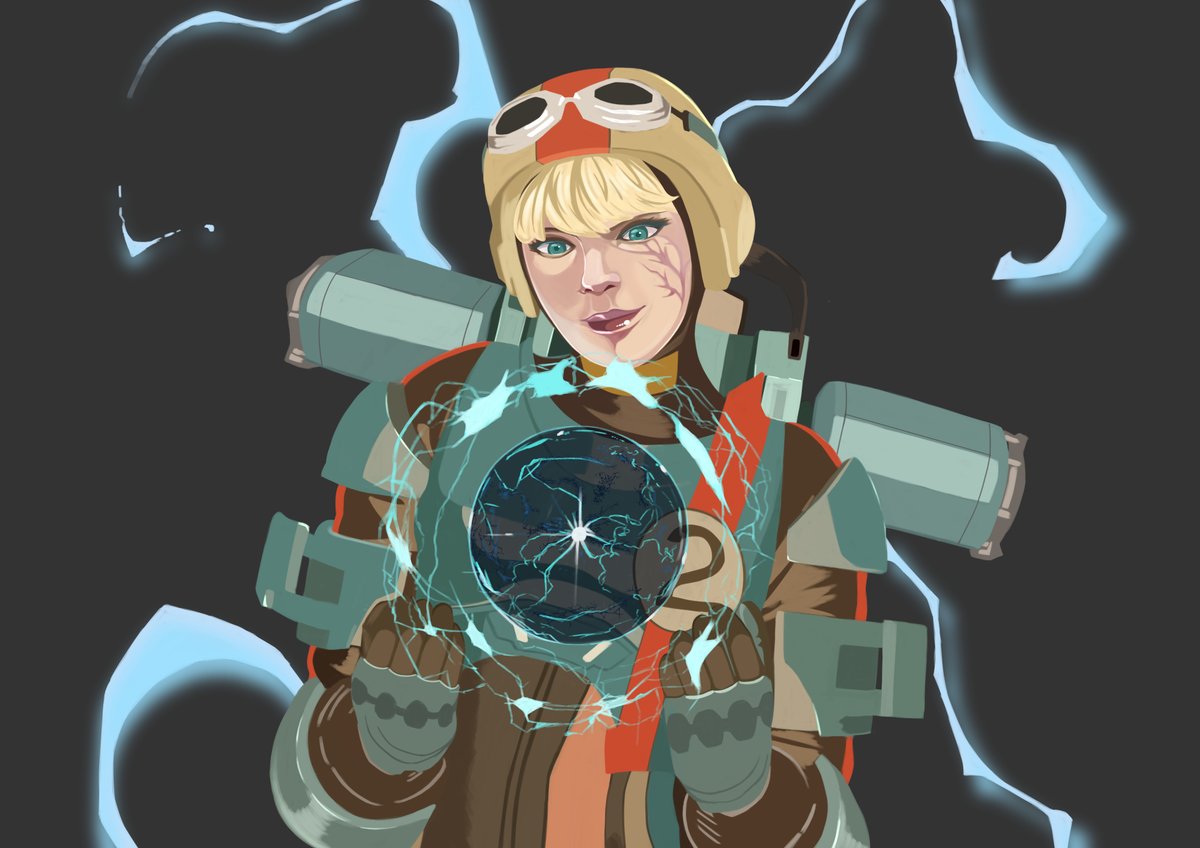 GuiltyLemiy's tweet photo. #ApexLegends 
#Wattson
#イラスト 

全然可愛くないワットソンです。
気に入って頂くといいですが…笑 https://t.co/Tao3z40csz
