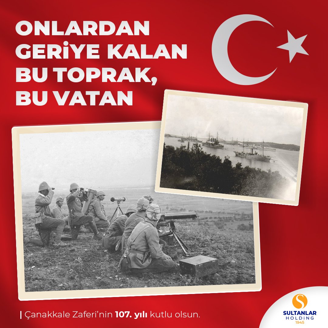 18 Mart Şehitleri Anma Günü ve Çanakkale Zaferi'nin 107. yılı kutlu olsun! 

#18MartÇanakkaleZaferi #ÇanakkaleGeçilmez