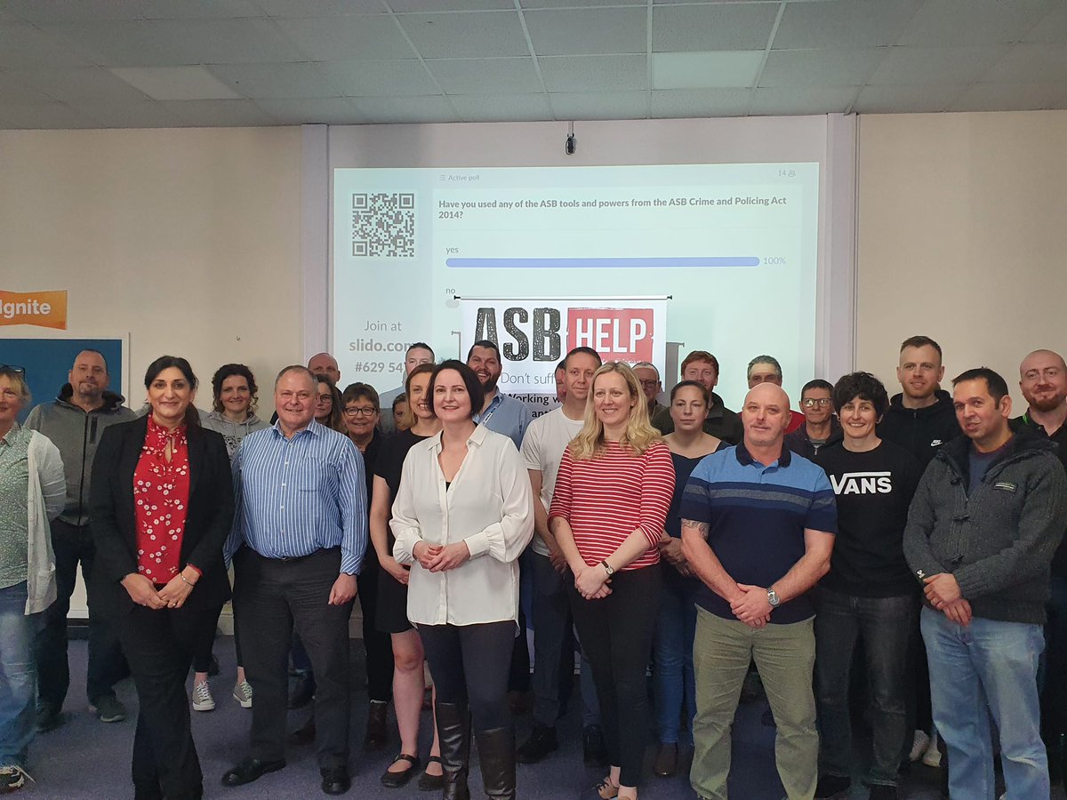 asbhelp's tweet image. Ending the first week of training in Torquay with a visit from @AlisonHernandez @dc_pcc championing tackling ASB across Devon and Cornwall @dc_police #communitytrigger @KatyAnderson147 @HarviSaimbhi @GrimwoodVicky @tchsuptralph #toolsandpowers