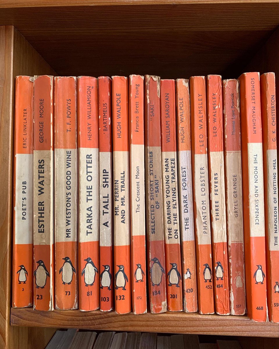 KIbooksandmusic's tweet image. Affordable reading for the masses and #designclassics to boot. What’s not to like? First edition and early Penguins - and they still won’t cost you the Earth (most are £2-3.50) #ilovepenguins #penguinoriginals #booksbooksbooks #kelhamisland #sheffieldbookshops #shopindependent