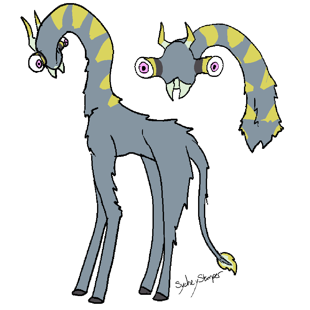 SydCalaharia's tweet photo. Early morning monster post!!! Presenting this weird bug giraffe thing!!! #creaturedesign #ArtistOnTwitter #conceptart #art https://t.co/EBdhkT873Q