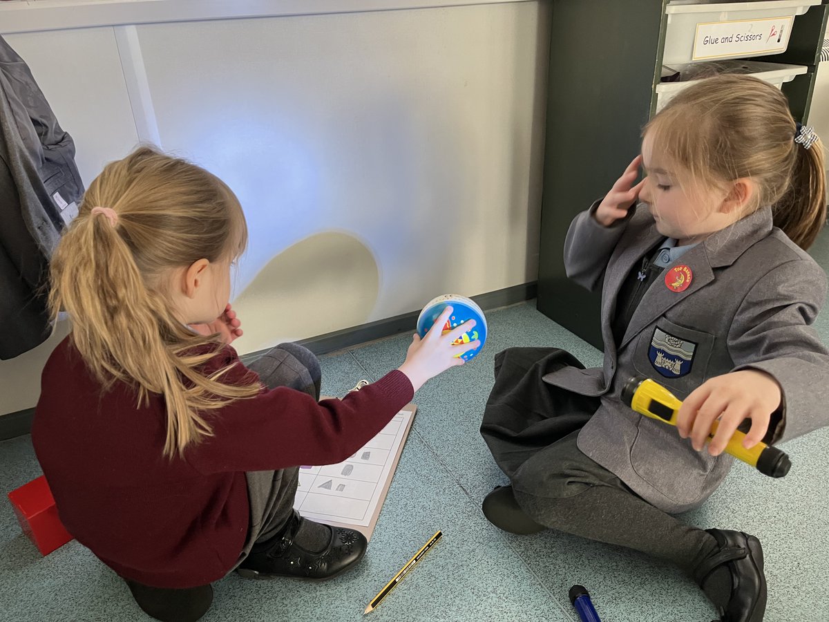 SGSReception's tweet image. #SGSReception have been busy investigating 3D shape shapes this morning! @WhiteRoseMaths #SGSPrep