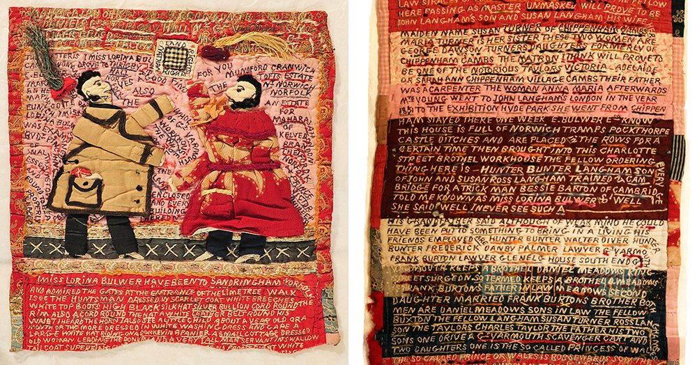 Exciting new pamphlet about Lorina Bulwer out now! Lorina was an inmate at a workhouse 1893-1912 who made colourful and enraged needlework about her imprisonment. Thank you to @colinhynson for bringing the publication to my attention. Get it here: redherringpress.bigcartel.com/product/lorina…