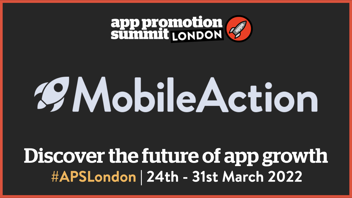 MobileAction's tweet photo. March 24th is an extra special day for us. We are super excited to be sponsoring APS London and even more excited to be meeting you all! 🚀 For more details about the session, click now. #apsmarch #APS #MobileAction
https://t.co/qsOlUy7imE https://t.co/DIxcFBifQn