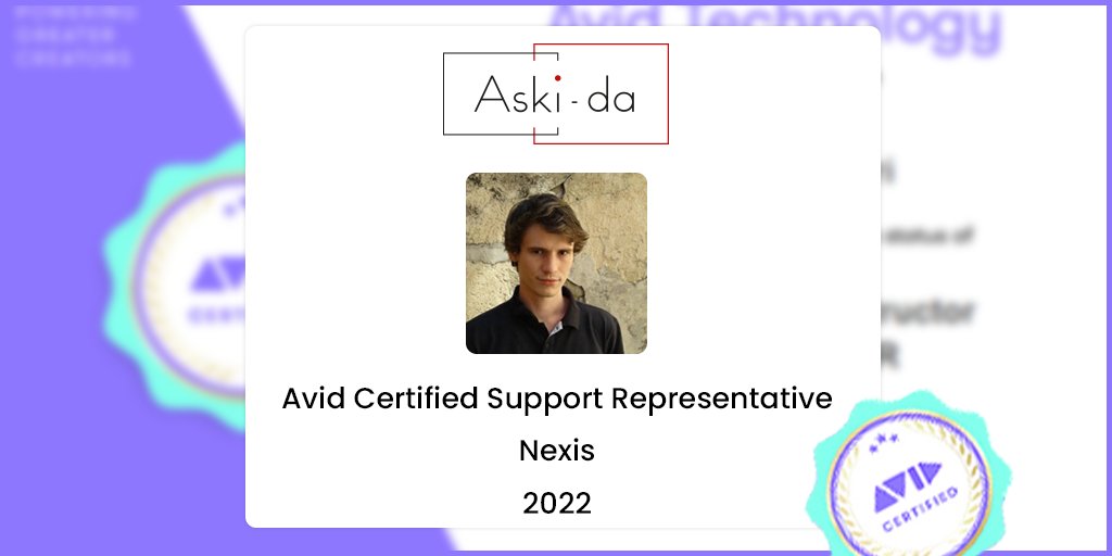 Félicitations à Jean-Baptiste Pestre pour sa certification <a href="/Avid/">Avid</a> !

#ACSR @infolapinsbleus