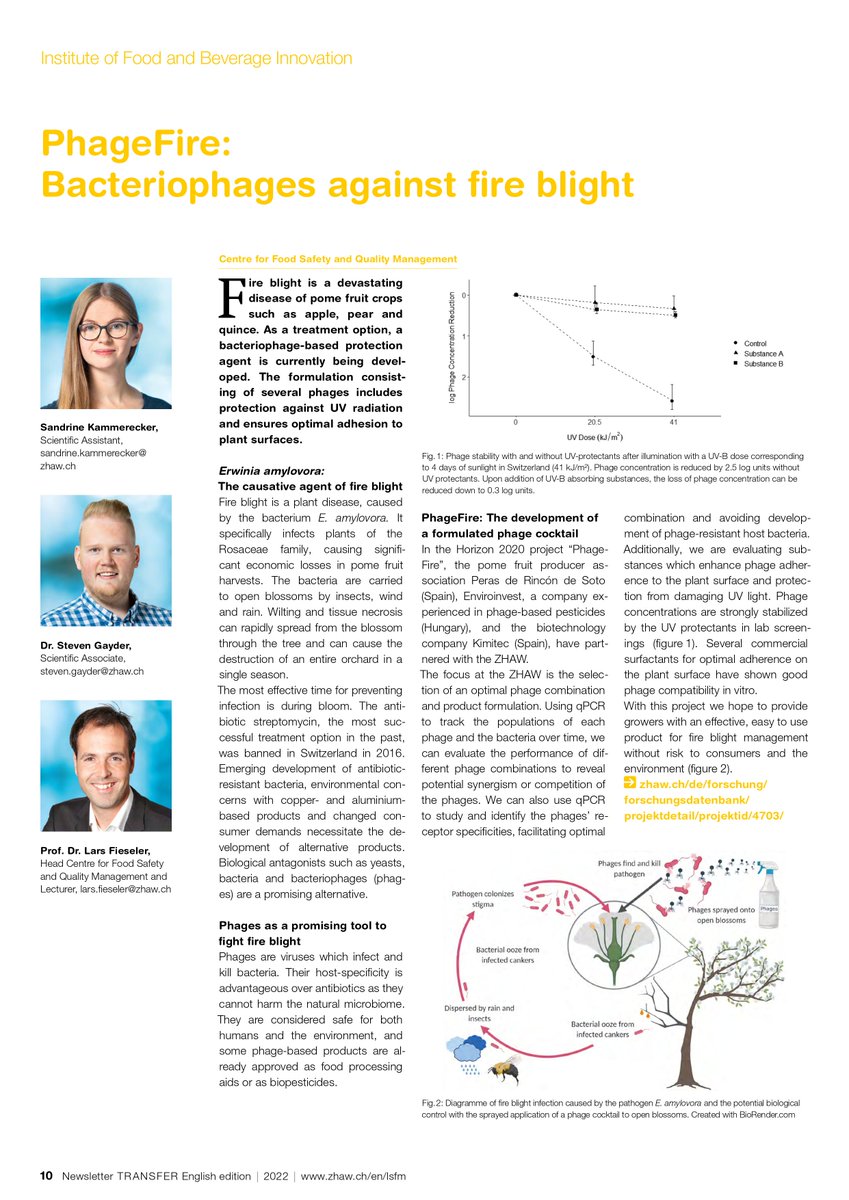 PhageFireEu's tweet photo. This article can be found in ZHAW‘s Transfer:
https://t.co/KBGn91Sn2i https://t.co/I870vI8XI9