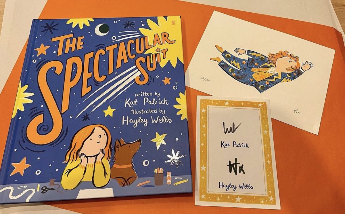 foxlanebooks's tweet photo. Oh, how gorgeous is this! ✨
We have 5 copies of The #SpectacularSuit by #KatPatrick, illustrated by #HayleyWells ✨
You’ll get a #SIGNED bookplate and a #FREE signed/numbered art print too! ✨
Order here:
https://t.co/wPw2XJAjMF https://t.co/TkOEKe1adV