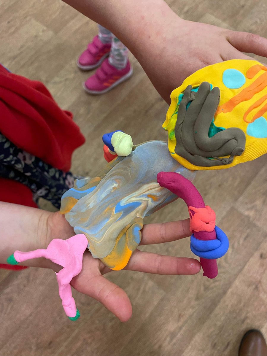 Garstang1st's tweet photo. Last night we made monsters 🤪 The theme was how everyone has their own creativity and we can work together as a team to make something, we had so much fun 🤩 https://t.co/TKmND0Nirk