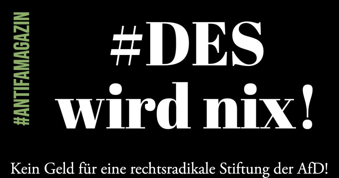 derrechterand's tweet photo. Wir haben es vorgeschlagen - es scheint so gekommen zu sein.
Einfach mal NEIN sagen.
Die Bundesregierung hat keine Mittel für die rechtsradikale AfD-nahe Desiderius-Erasmus-Stiftung für das Haushaltsjahr 2022 veranschlagt.
Heulen Sie leise Frau Steinbach😉
Das war die #Antifa https://t.co/fiCzeac5Xw