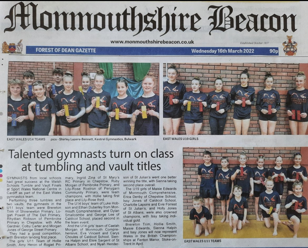 Talented gymnasts turn on class at tumbling and vault titles. Students from St Albans competed in the U14 and U19 age groups.