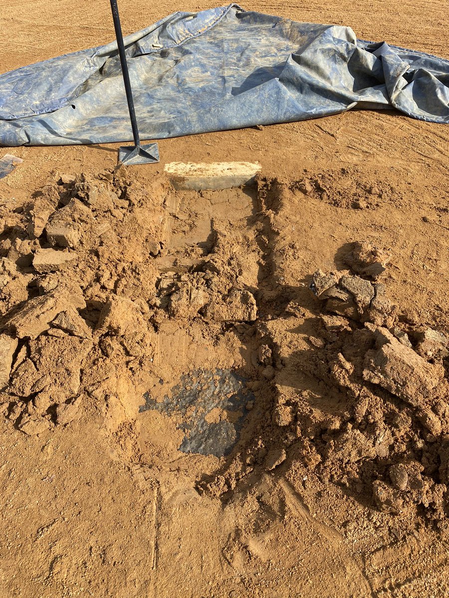 Prepping for opening day. Can’t wait for <a href="/Pace_Softball/">Pace Softball</a> home opener!