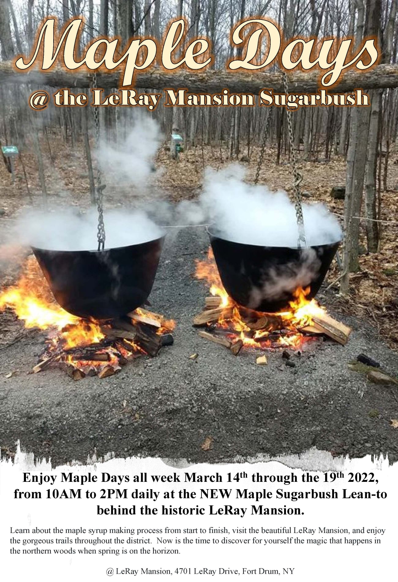 Fort Drum on Twitter "There are only two days left to see Maple Days