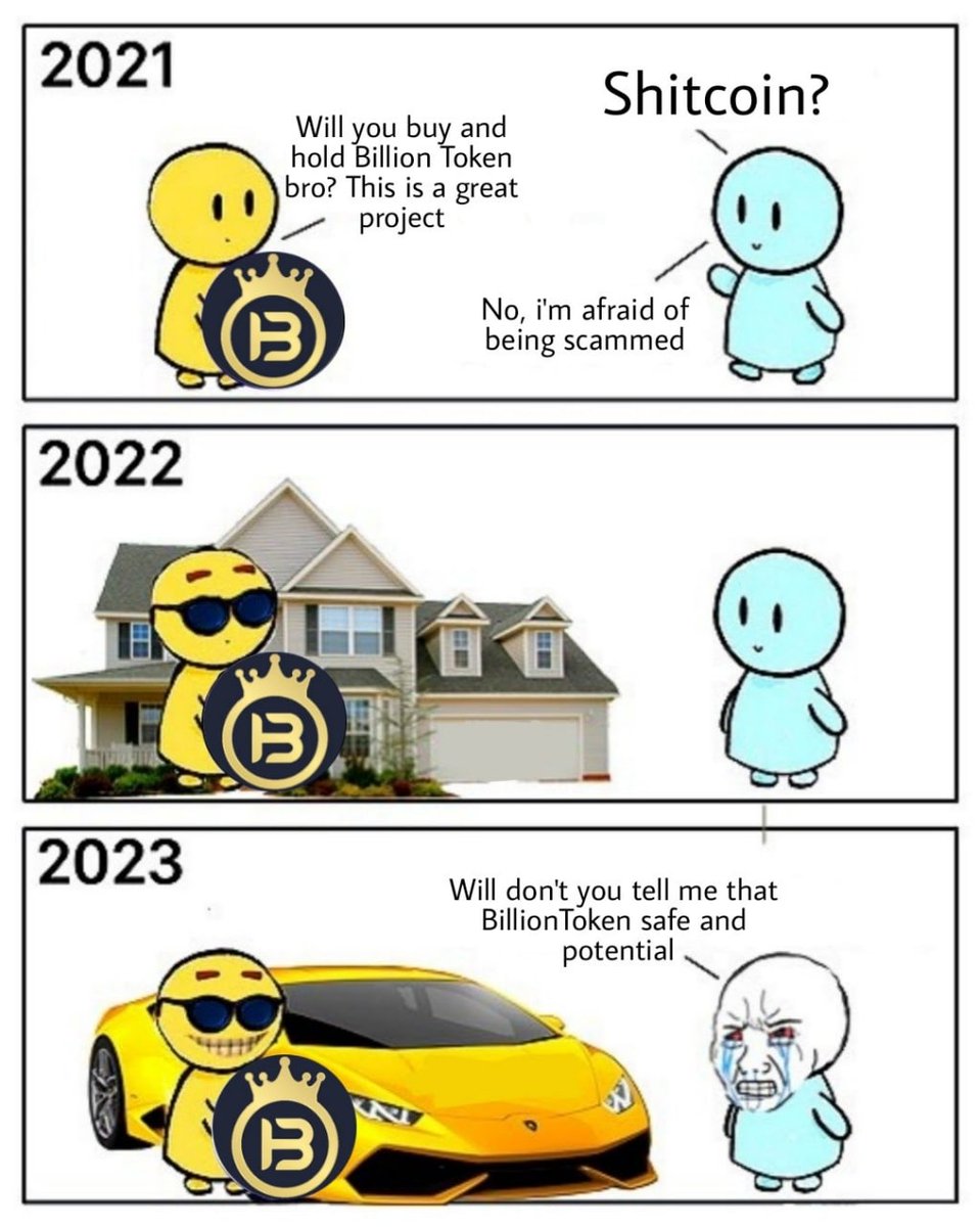 <a href="/DaCryptoGeneral/">Crypto General 🧲</a> $BLL 👑 <a href="/BillionToken/">Billion Token</a>

So, if you had bought any time over the last 6 months you'd be way up on BLL. Almost back at ATH which we will fly past, this project has only just begun.

Trading since July '21 💎👀 #BLLish