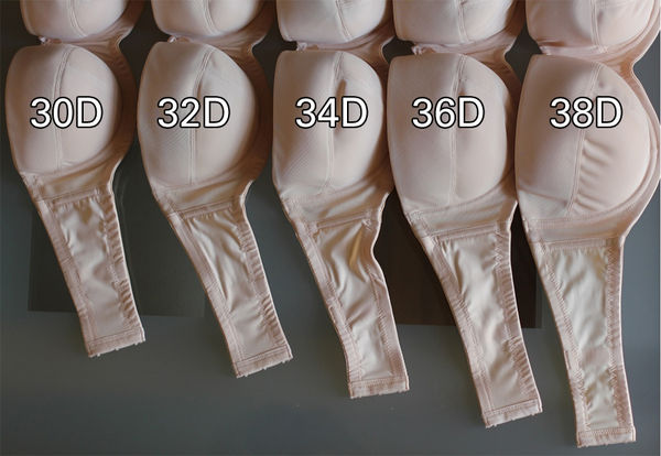Hourglass Lingerie on X: Difference Between D Cup and DD Cup