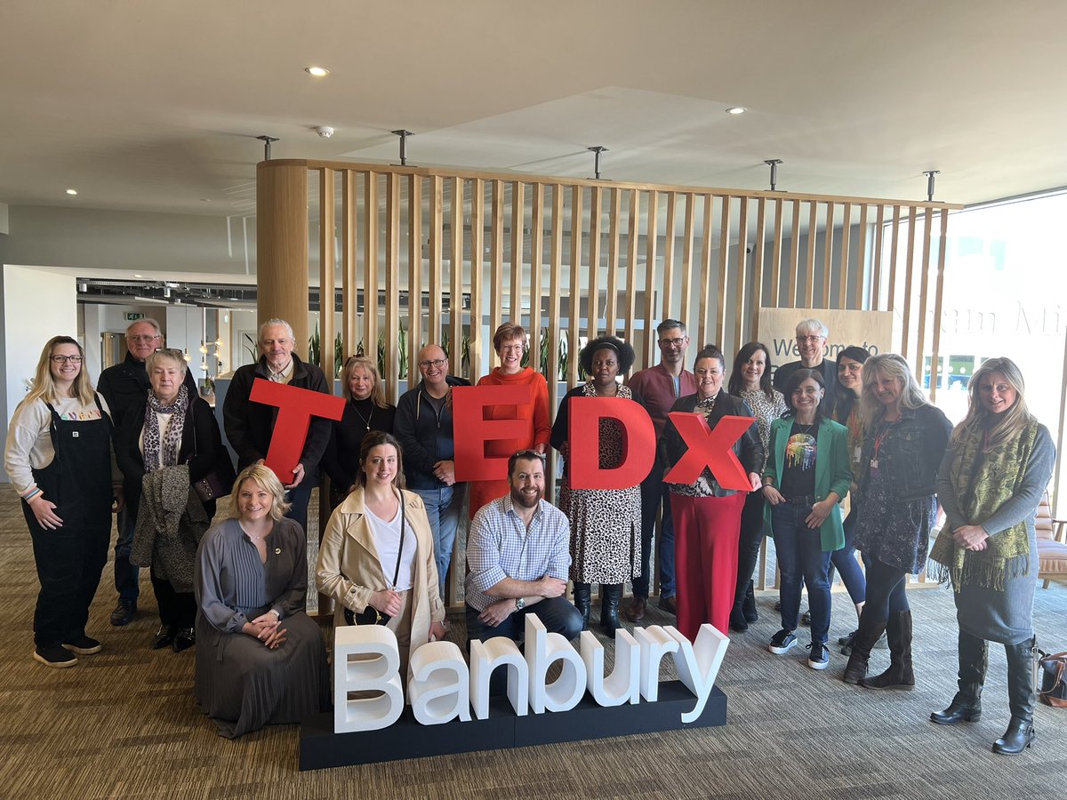 What an inspiring morning listening to the teasers for @TEDxBanbury main event in September. Beautifully hosted by @SafetyElfing, roll on the main event!