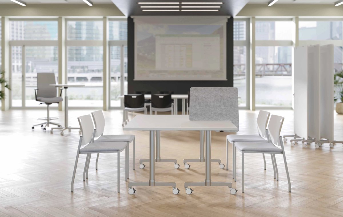 CFS_MplsMN's tweet image. Today’s ever-changing learning spaces require more than your basic table series. Easy linking with non-directional and non-sequential power capabilities, JSI Lok creates gathering and training spaces with ease. #TotalWorkplaceSolutions