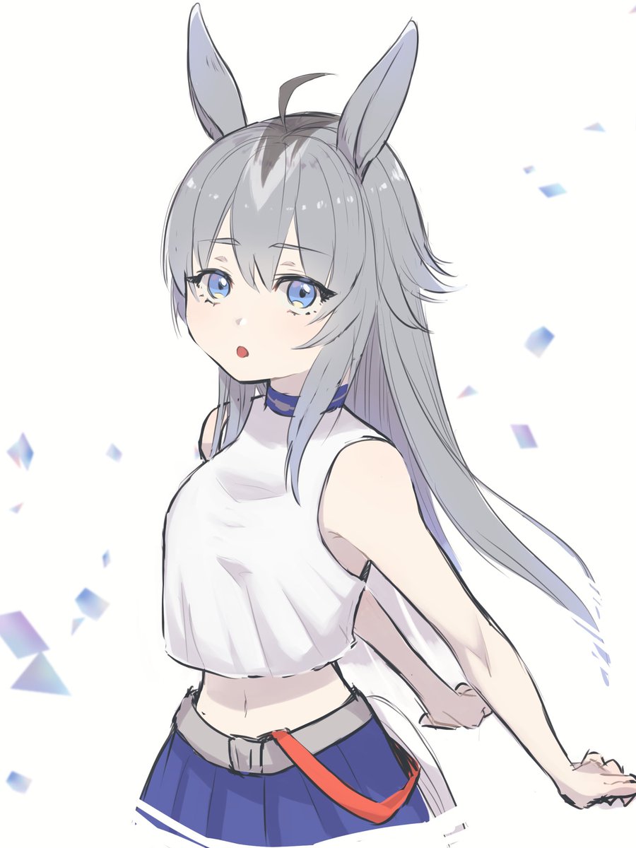 オグリキャップ(ウマ娘) 「オグリキャップらくがき
#ウマ娘 」|うれゐのイラスト