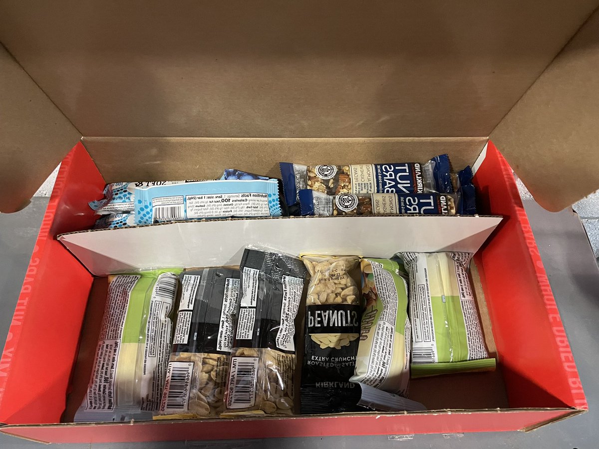 Today we handed out nuts, granola bars and blueberries a healthy alternative protein!!!!