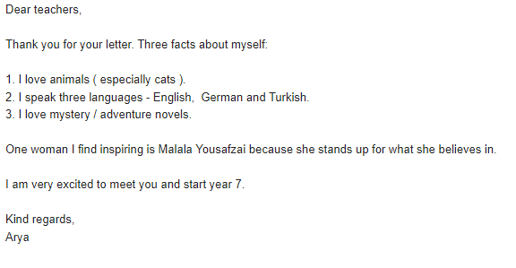 FulhamCross's tweet photo. We have been so happy to hear from FCGS future Year 7 students sharing interesting facts about themselves.

We cannot wait to meet them! 

Here are just some examples we wanted to share. 

#FCGSTRANSITION #NEWBEGINNINGS #EMPOWER https://t.co/kbiADIBFRK