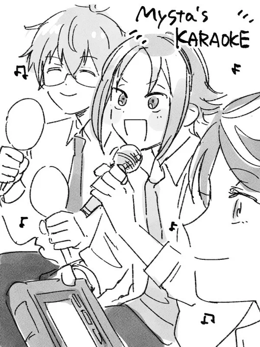 カラオケおつかれ!!たのしかったよ!! #MystArt 
