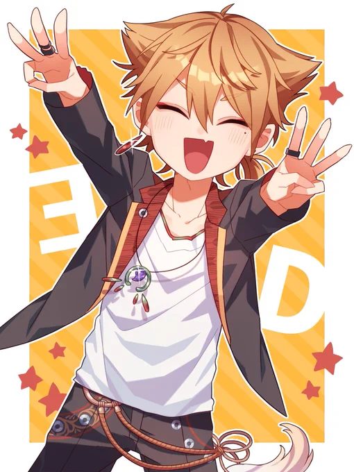 ガッくん3D本当におめでと〜!!🥳✌️
#絵ガク #伏見ガク3D 