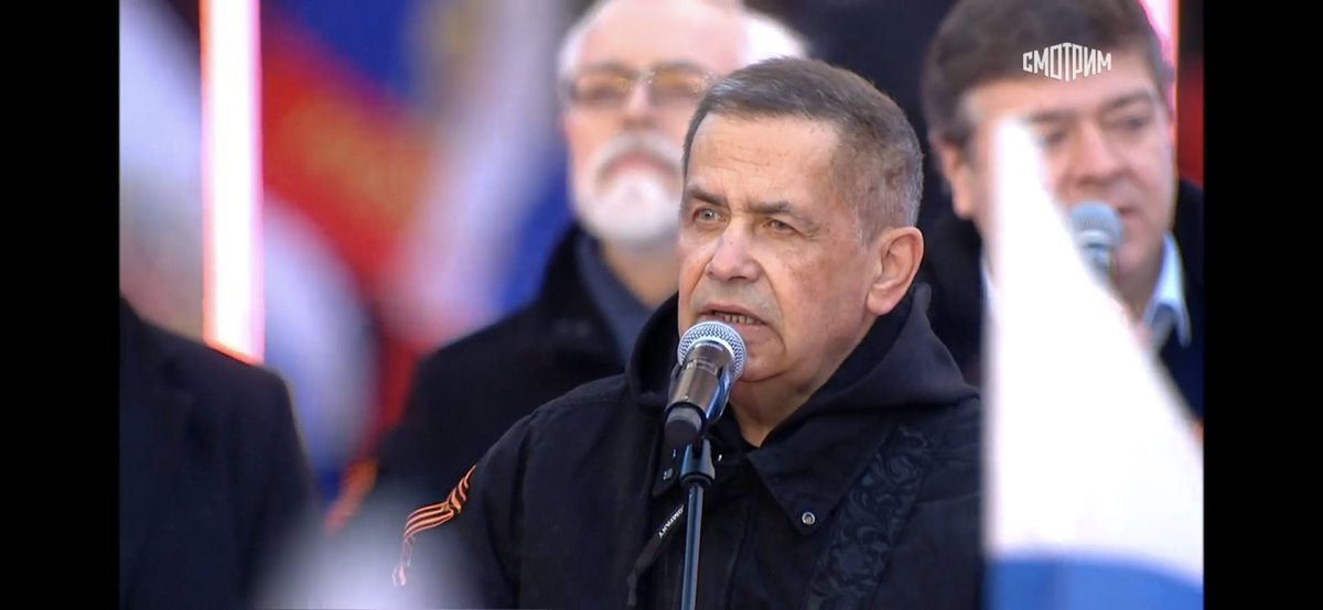 The only more pro-war singer than Gazmanov is Nikolai Rastorguev, reputedly Putin’s favorite. You can kind of get the vibe of the music from this picture