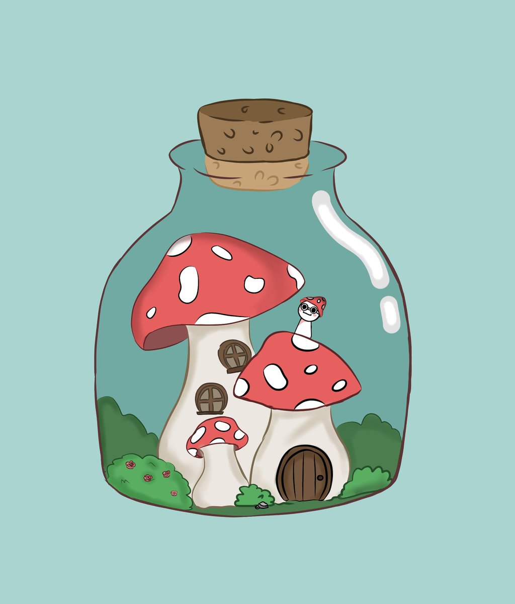 favenqt's tweet photo. Mushroom boy♡ 
#georgenotfoundfanart @GeorgeNootFound https://t.co/vQdumk9fub