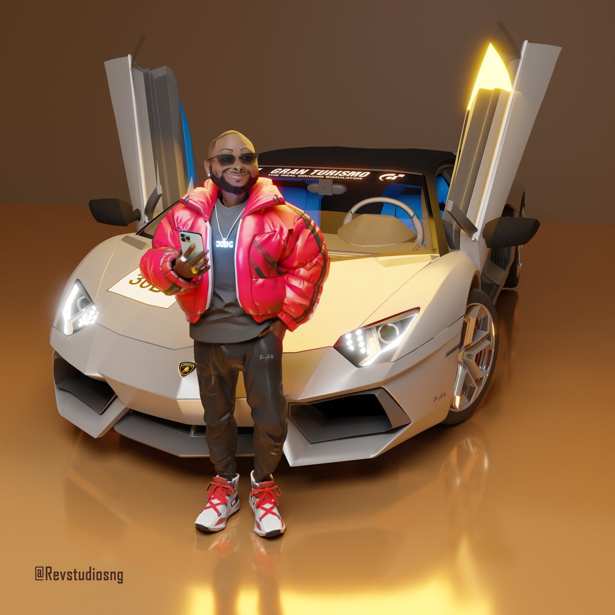 RevStudiosNg's tweet photo. Here's my entry for #GT7DesignCompetition
I decided to go outside the box with 3D animation. Please help me retweet till @davido sees it 🙏🥺

#lamborgini #Davido #gt7 #retweet #ukraine #wizkid #Contest #30bg #30BG4L #OBO #obiano #ApeToken #Trending https://t.co/lXL1J8S5cI