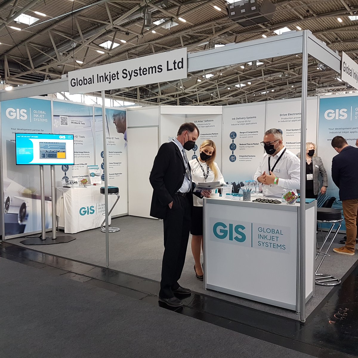GisInkjet's tweet photo. Positivity reigned @InPrintLive, with our GIS team welcoming a flurry of fresh enquiries and networking opportunities. To learn more, visit https://t.co/vSD0AfDRVy, or email info@globalinkjetsystems.com
#inkjet #softwaresolutions #driveelectronics #fluidcontrol #gisatlas https://t.co/gMOhGvNr2N